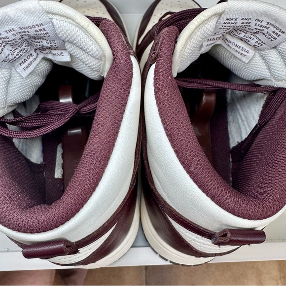 Nike Dunk High Burgundy Crush DD1869-601 Women 7.5 Catalina Wine Mixer Vibes 🍷🚢🪏 - Picture 9 of 15